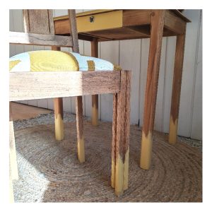 Ensemble bureau & chaise - Ensemble de bureau et chaises vintage vintage - photo_3