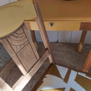 Ensemble bureau & chaise - Ensemble de bureau et chaises vintage vintage - photo_4