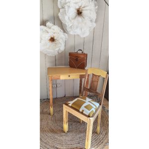 Ensemble bureau & chaise - Ensemble de bureau et chaises vintage vintage - photo_5