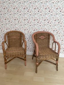Fauteuil en osier - Chaises vintage vintage - photo_1
