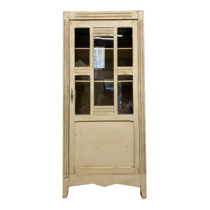 Armoire vitrine patinée - Armoires et Secrétaires vintage vintage - photo_2