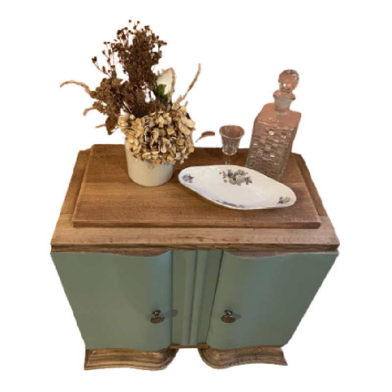 Chevet art déco pieds moustache - Chevets vintage vintage - photo_2