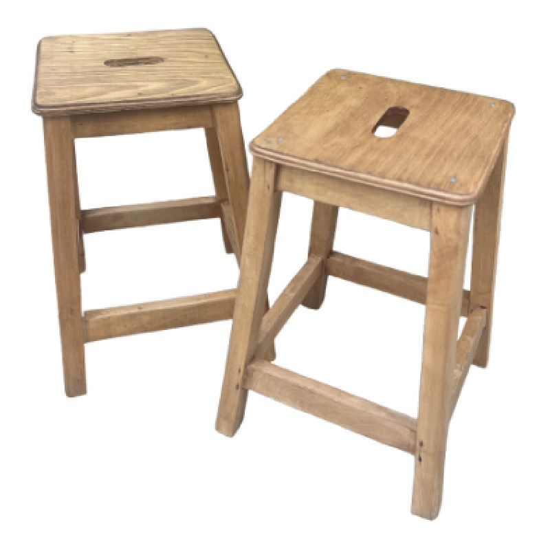 Tabourets d'atelier (lot de 2) - Chaises vintage vintage - photo_2
