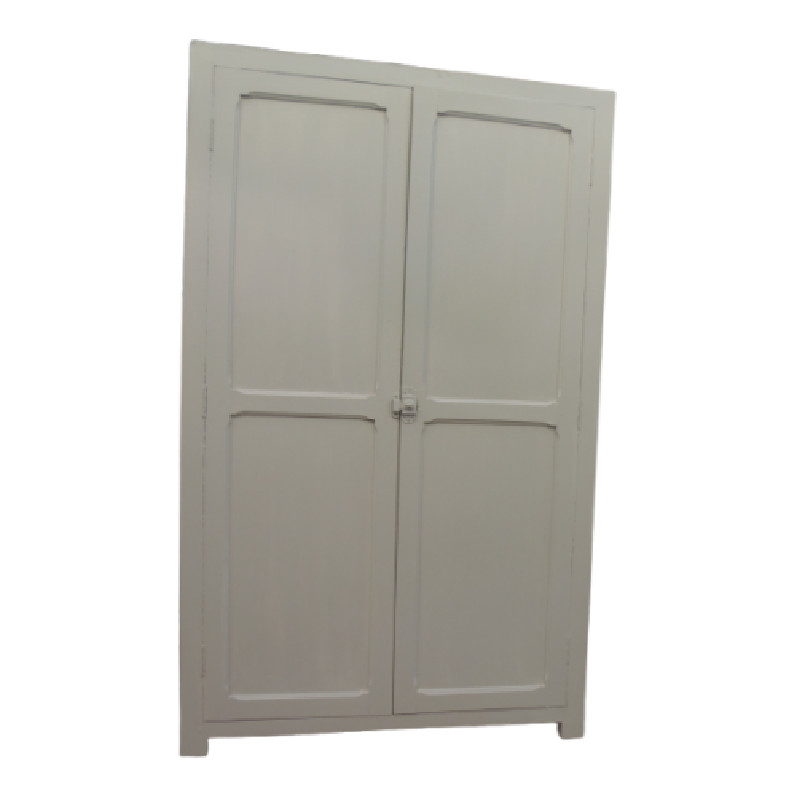 Armoire Parisienne vintage a été soigneusement rénovée et sublimée en gris perle. - Armoires et Secrétaires vintage vintage - photo_2