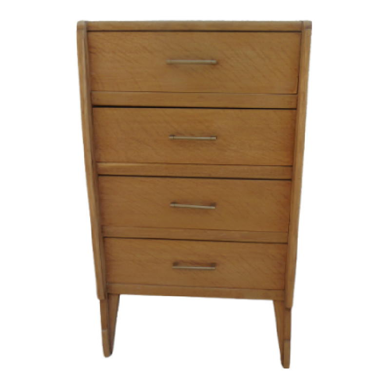 Chiffonnier vintage en bois brut. - Petits meubles de rangements vintage vintage - photo_2