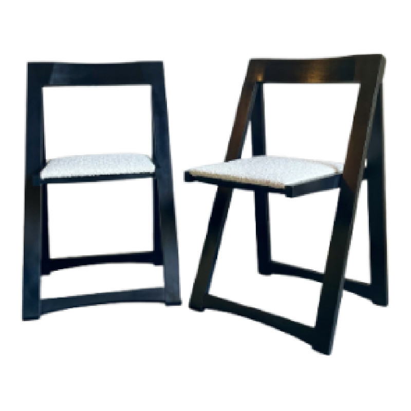 Chaises pliantes Trieste Aldo Jacober - années 70 - Chaises vintage vintage - photo_2