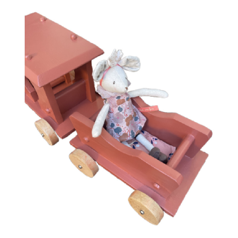 Train en bois vintage - Figurines vintage - photo_2